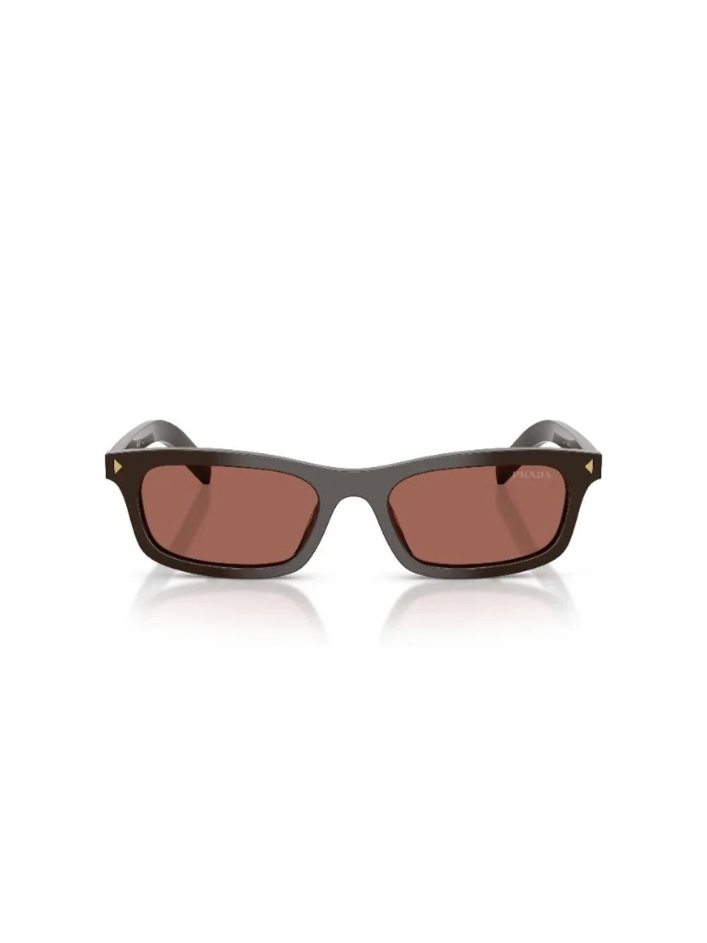 New Prada Women's Sunglasses Brown Lens Acetate Frame PR D05S 27I20W 52